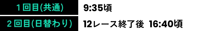 実施場所 [東京競馬場] フジビュースタンド 5FUMAJO SPOT PLUS横ワークショップひろば[阪神競馬場] 西 3F ROKKO VISTA