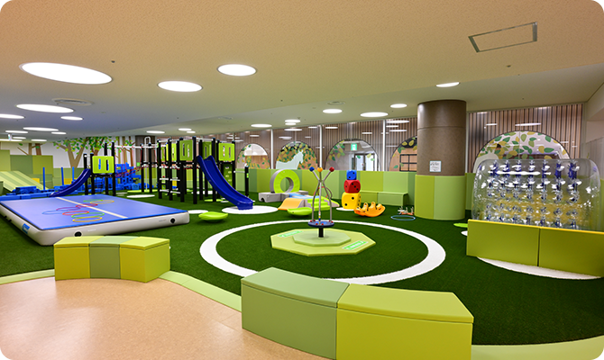 雨が降っても関係なし！室内キッズパーク「あそび馬！」