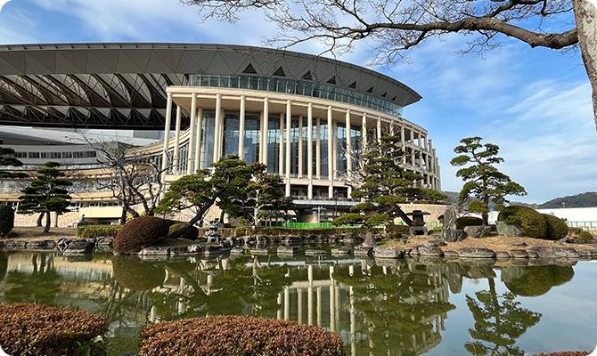 緑あふれる美しい日本庭園